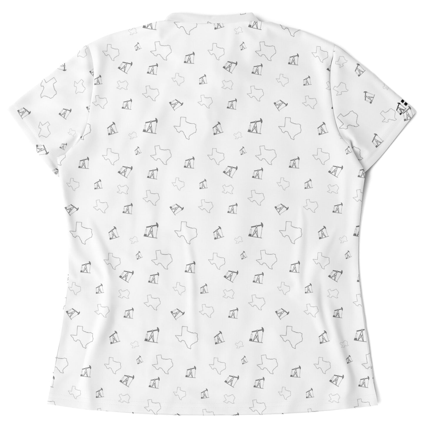 Women's White Pumpjacks and TX Performance Polo