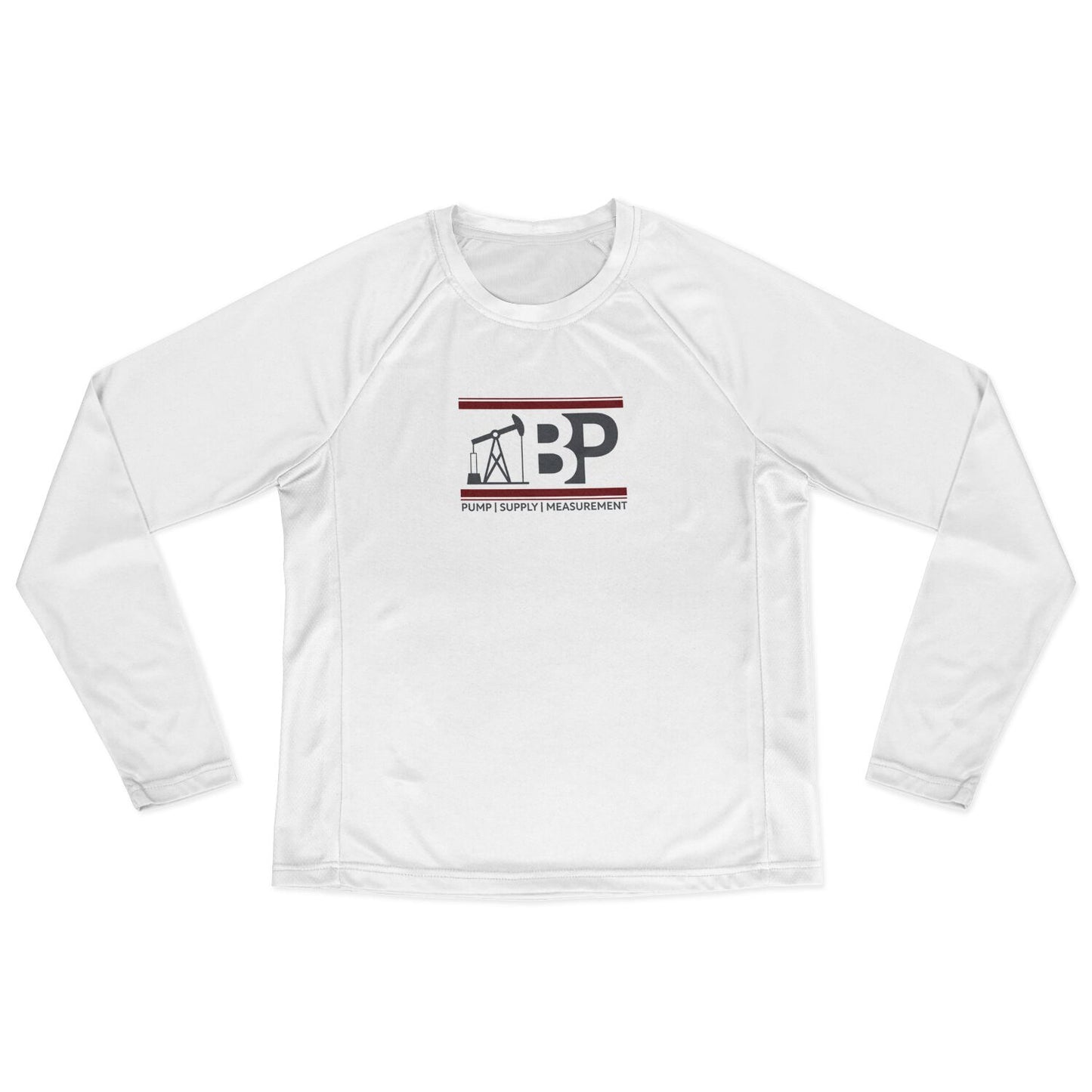Women's Long Sleeve Performance Shirt - White w/ BP Logo