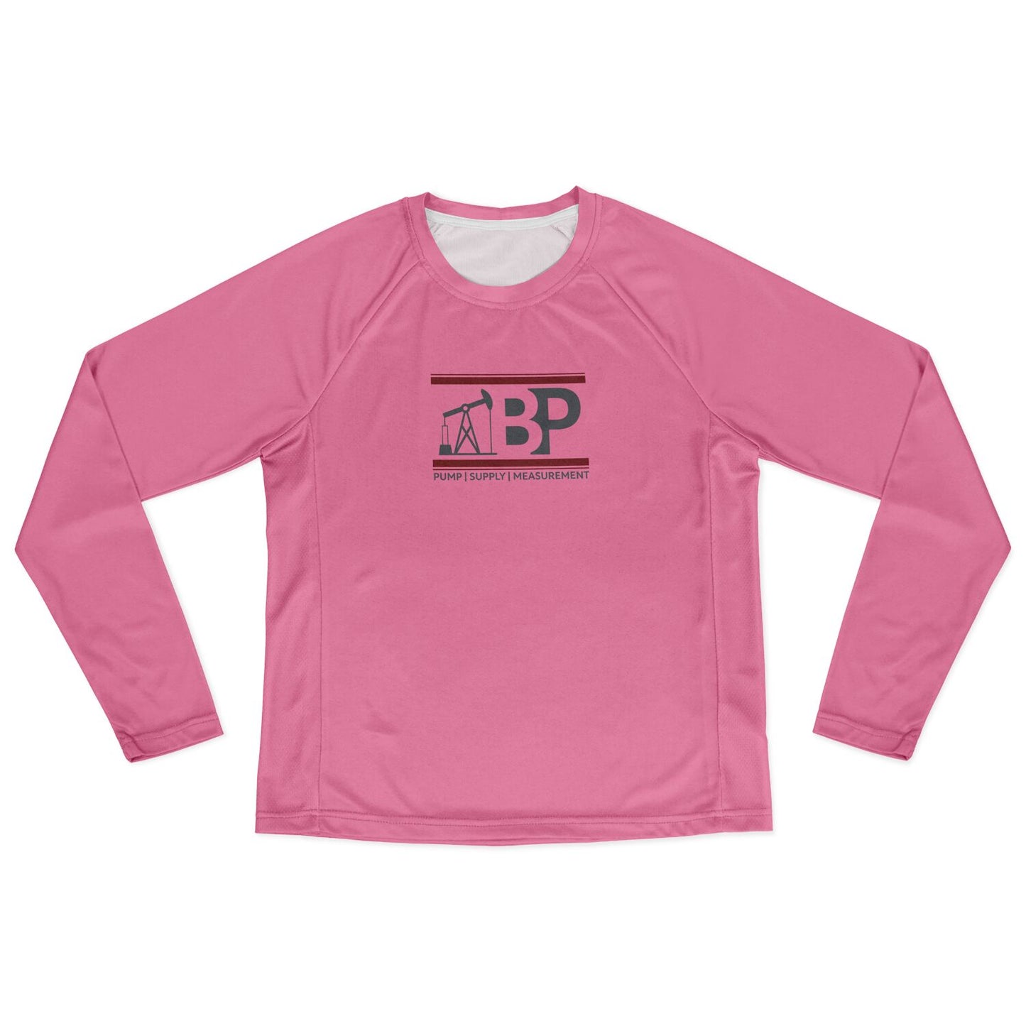 Women's Long Sleeve Performance Shirt - Pink w/ BP Logo