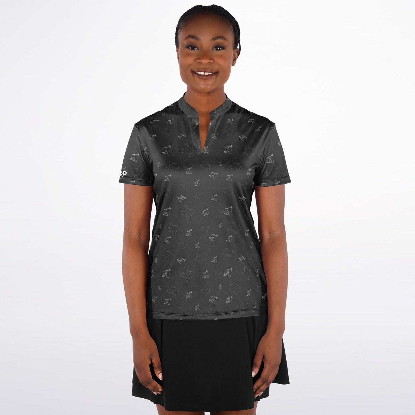 Women's Gray Pumpjacks and TX Performance Polo