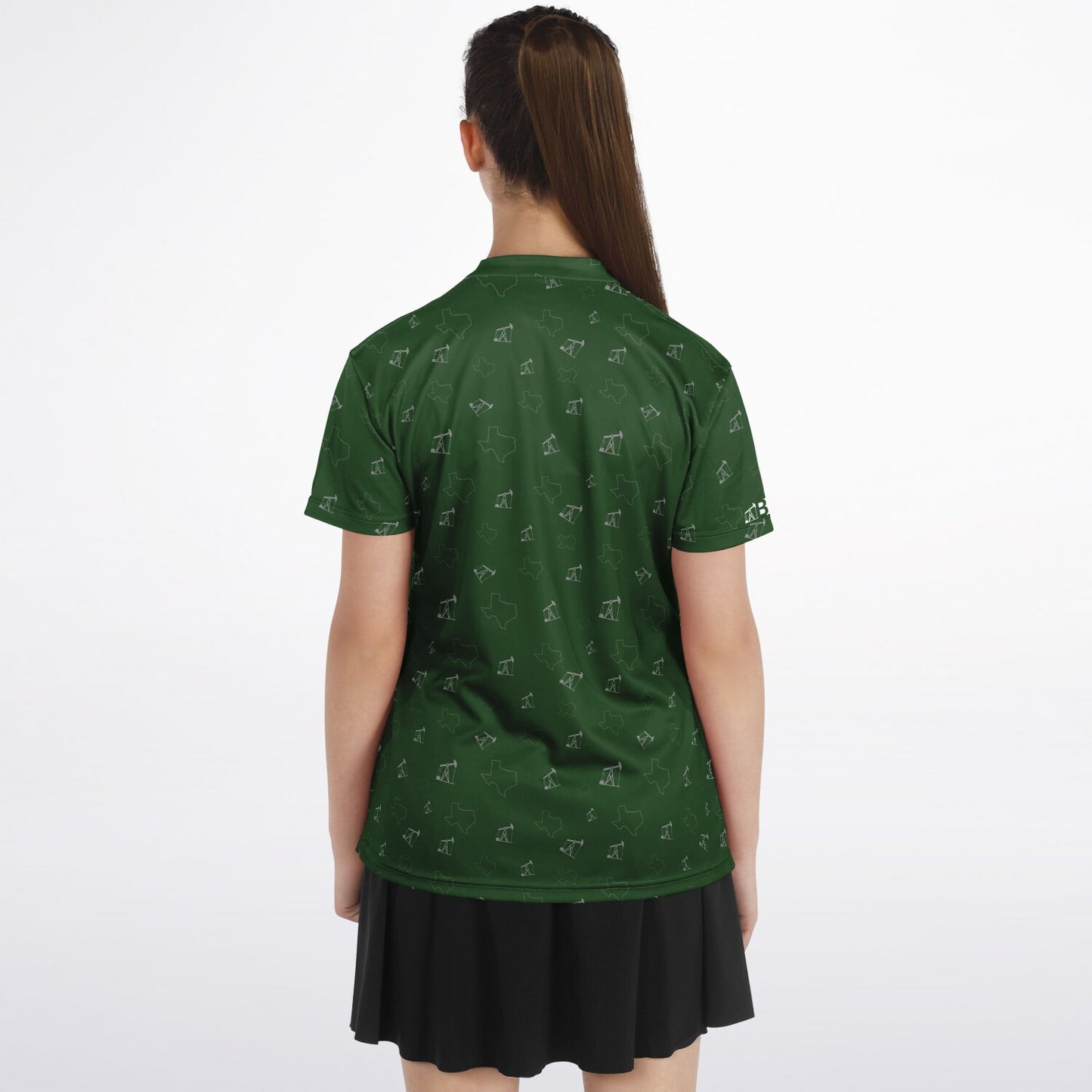 Women's Green Pumpjacks and TX Performance Polo