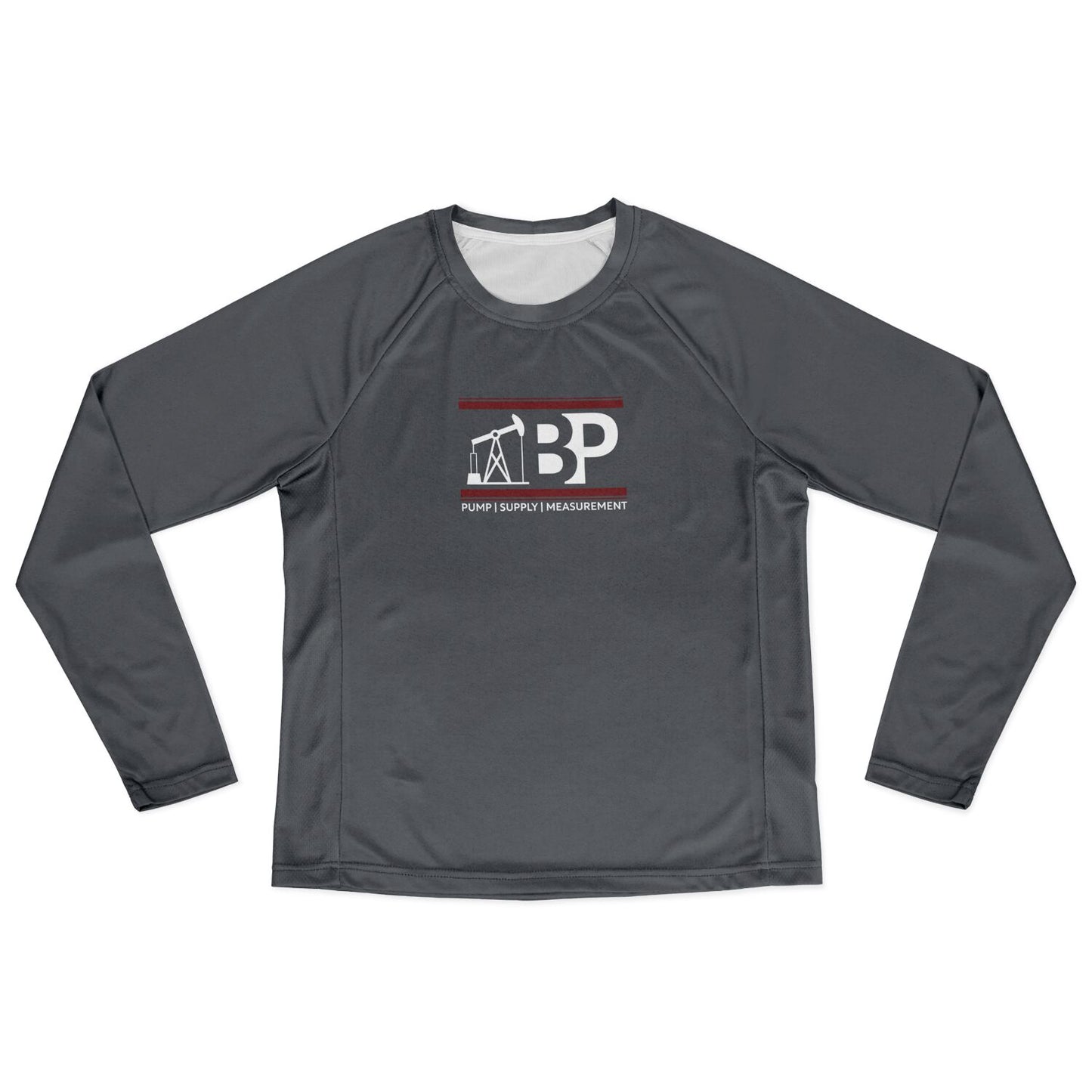 Women's Long Sleeve Performance Shirt - Gray w/ BP Logo
