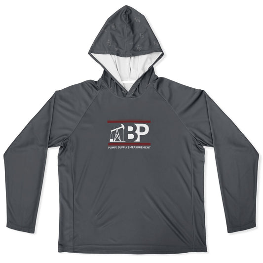 Men's Long Sleeve Hooded Performance Shirt - AOP
