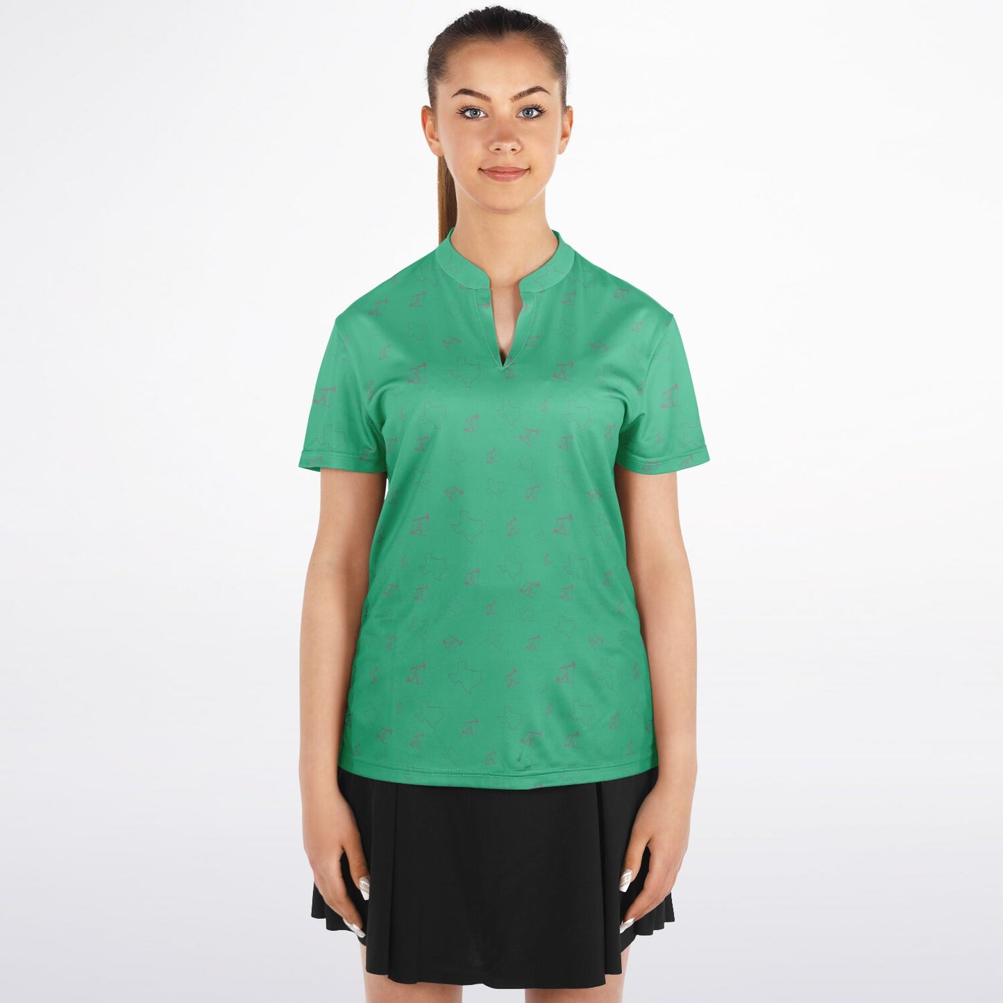Women's Mint Pumpjacks and TX Performance Polo