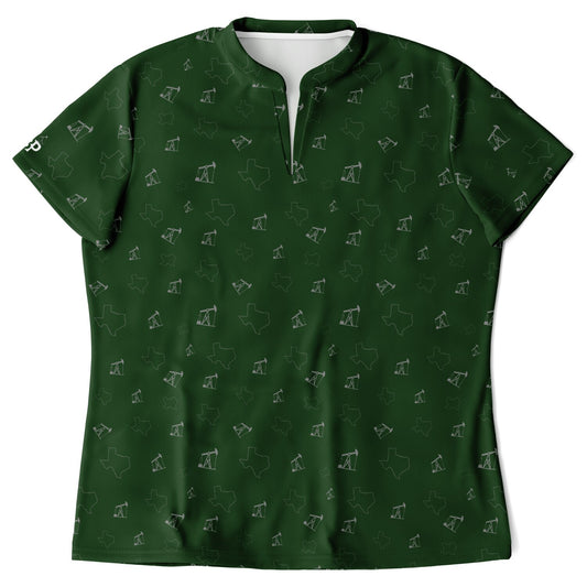 Women's Green Pumpjacks and TX Performance Polo