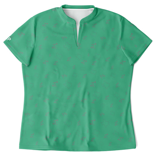 Women's Mint Pumpjacks and TX Performance Polo